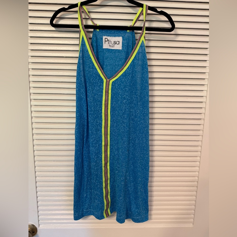 Pitusa Blue and Yellow Coverup